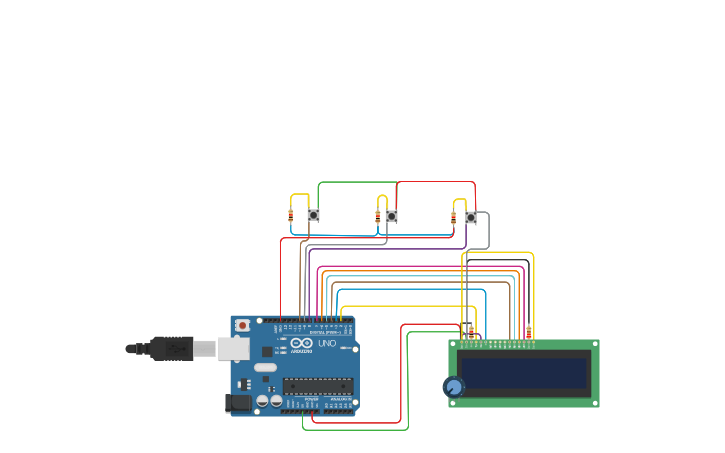 Circuit design Digital Clock using Arduino - Tinkercad