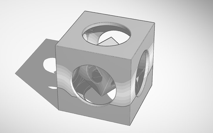3D design Turner's Cube - Tinkercad