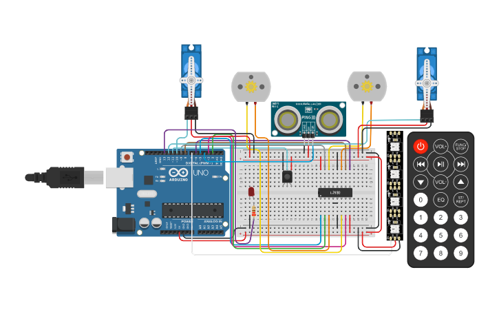 Circuit design CW-Drone-MOV-MSK - Tinkercad