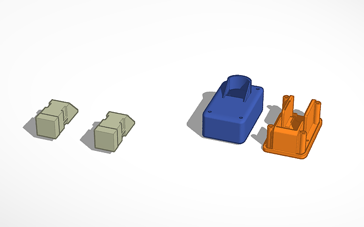 3D design Fingerprint sensor holder - Tinkercad