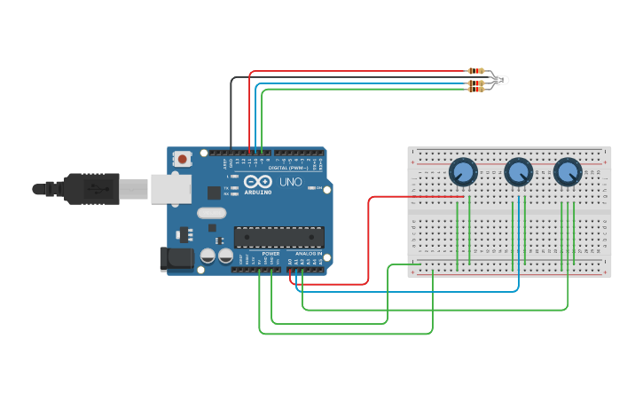 Circuit design 3-1 | Tinkercad