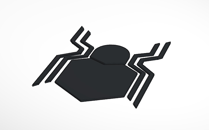 Spider Man Logo Spider Man Homecoming Tinkercad