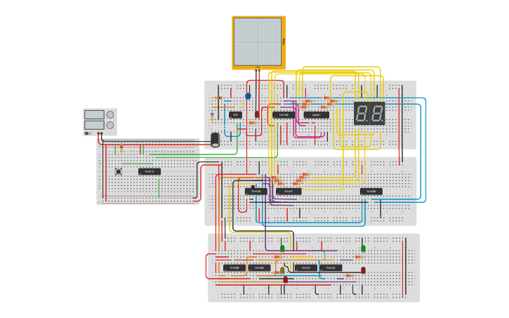 Circuit Design Traffic Lights Hardware Tinkercad 3478