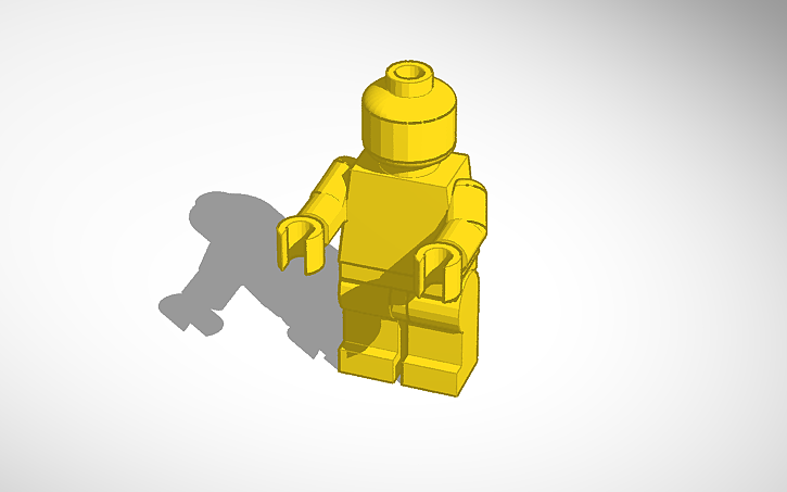 3D design 2R16 Lego mini figure - Tinkercad