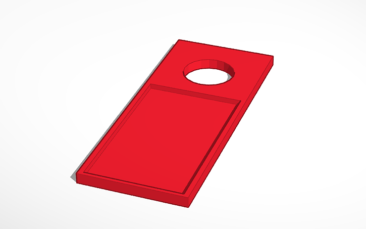 3D design Klicenka/Privesek - Tinkercad