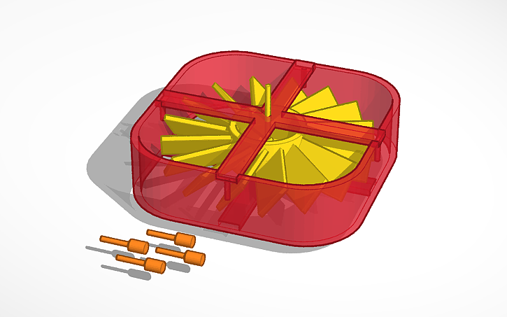 3D design fan - Tinkercad