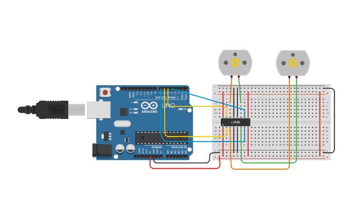 l293 arduino and