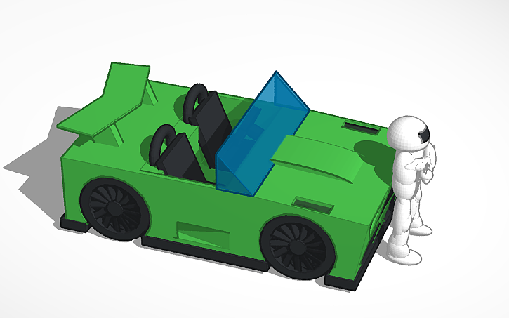 3D design The Racer - Tinkercad