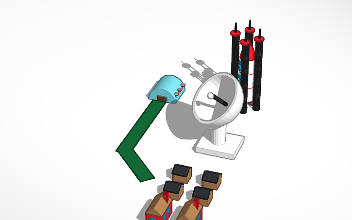 3D design racketa - Tinkercad