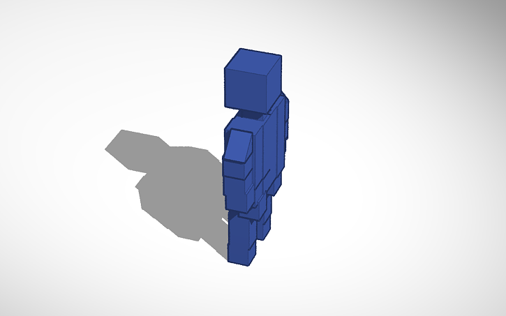3D design unturned carecter - Tinkercad