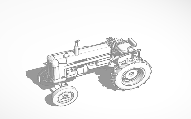 3D design Tractor John Deere 40 - Tractor John Deere 40 - Traktör ...