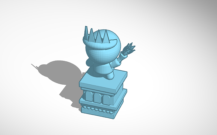 how to make statue of liberty in tinkercad