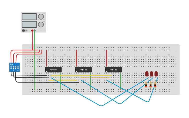 Circuit design Lab 1 figure 4 | Tinkercad