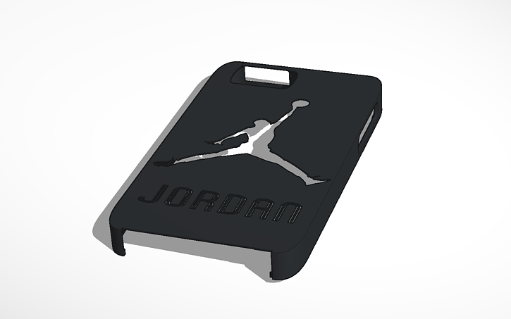 3D design jordan case | Tinkercad