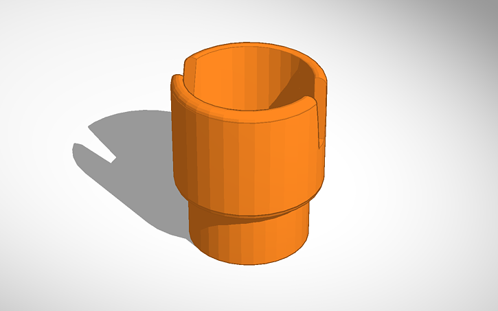 Cola Red Bull Car Cup Holder Tinkercad