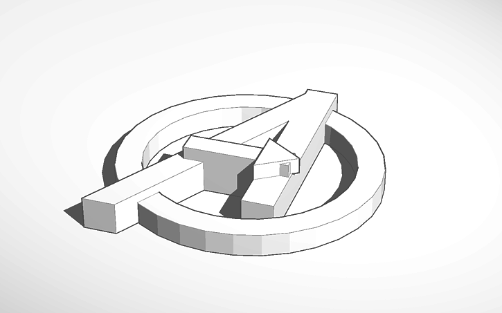 Copy Of Avengers Logo Tinkercad