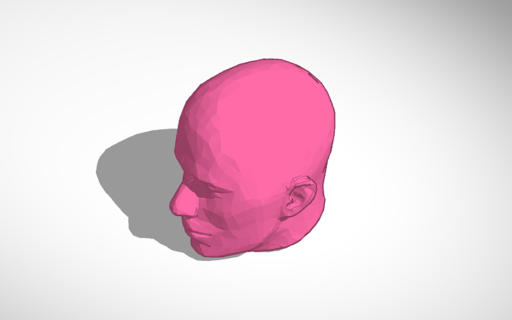 3D design Simple Head - Tinkercad