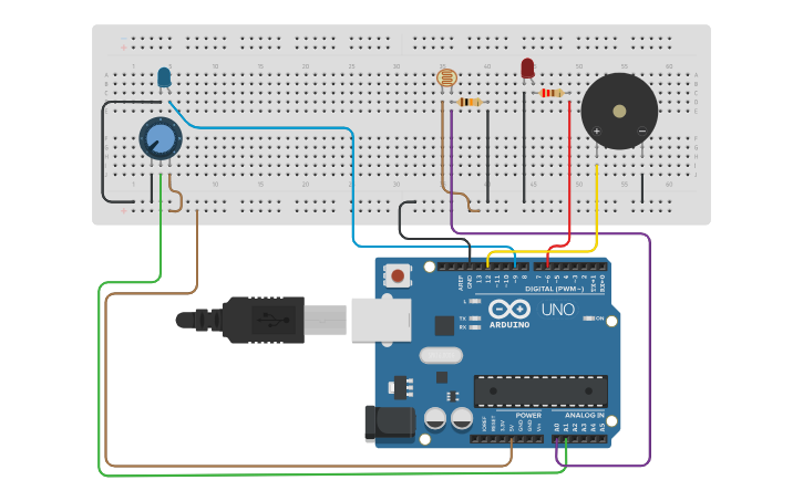 Circuit design Mini Peta 1 and 2 - Tinkercad