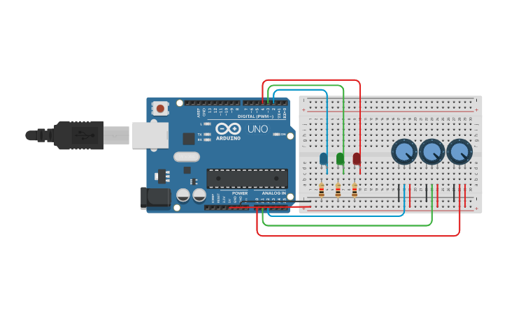 Circuit design Activity - 9 B | Tinkercad