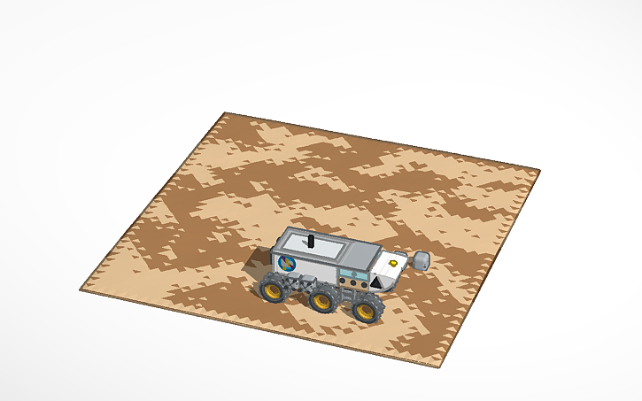 3D design rover - Tinkercad