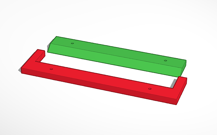 3D design Captive Cleat - Tinkercad