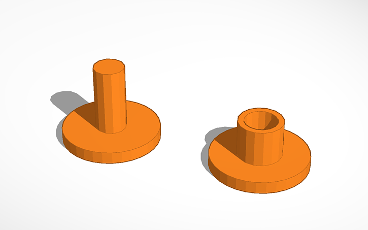 3D design Croc Rivet (For Size 11 Croc) - Tinkercad
