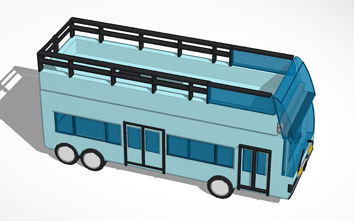 3D design Double Decker Bus cell 5 - Tinkercad