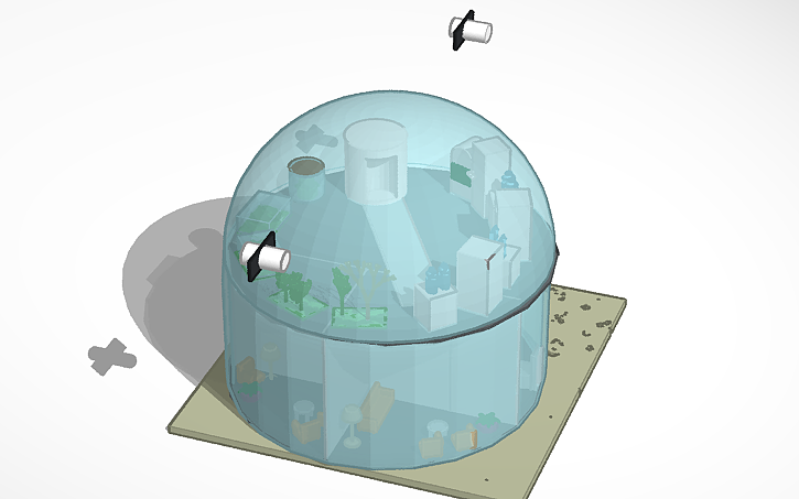 3D design Polska - Rackets - Moon base | Tinkercad