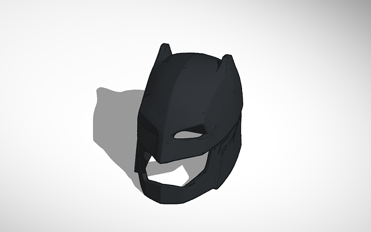 3D design Batman Wearable Helmate - Tinkercad