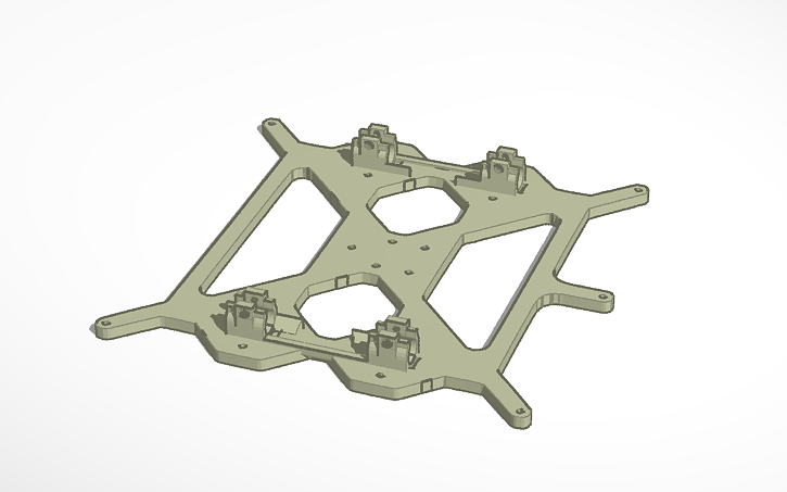 3D design Soporte cama Impresora 3d - Tinkercad
