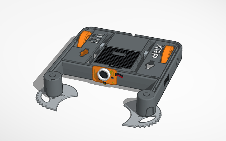 3D design XRP Robot Challenge Lucy - Tinkercad