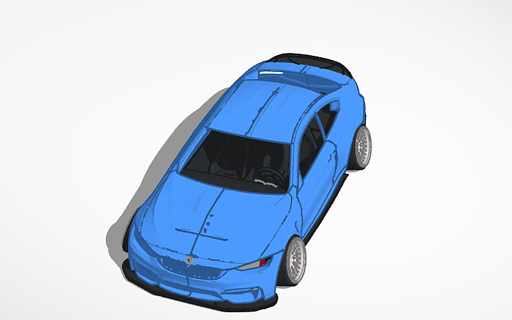 3D design Bmw m4 psm dynamic printeable - Tinkercad