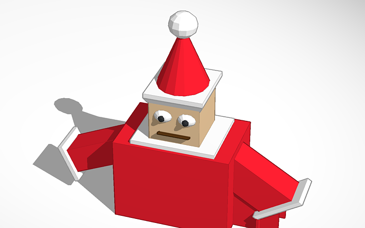 3D design merry christmas - Tinkercad