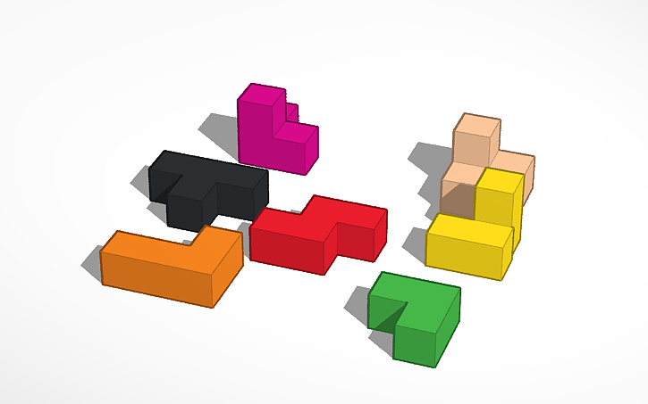 3D design cubo soma - Tinkercad