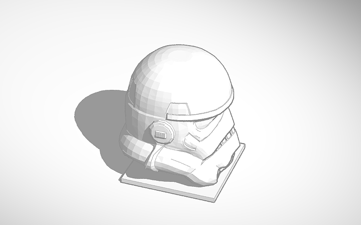 3D design Star wars helmet - Tinkercad