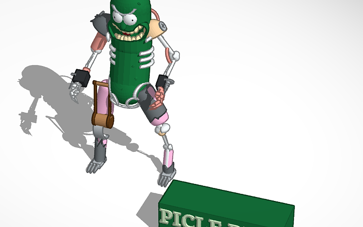 Pickle Rick Rat Suit Tinkercad