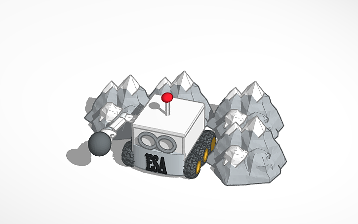 3D design ROVER ESPACIAL | Tinkercad