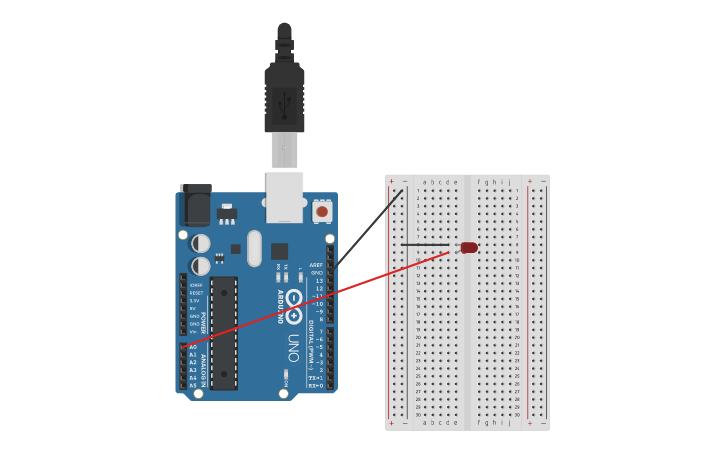 Circuit design Arduino Programming Basics: Analog Write | Tinkercad