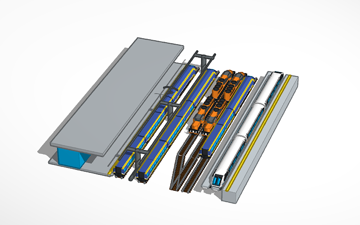 3D design trains - Tinkercad