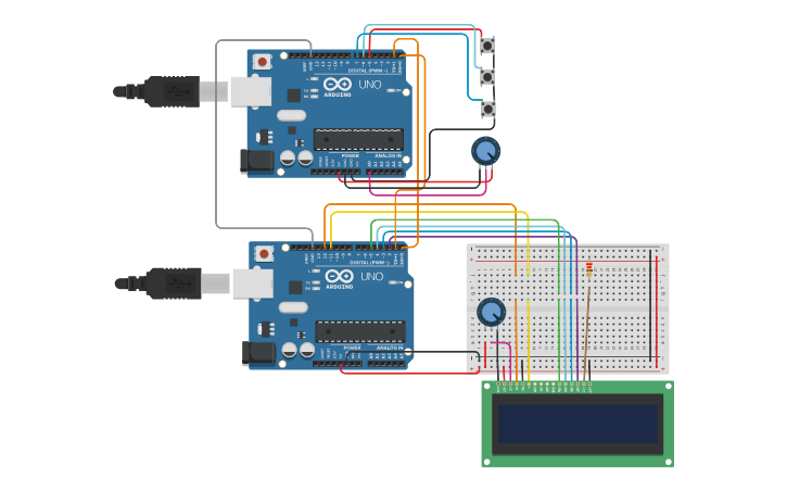 Circuit design 2 Ardunio - Tinkercad