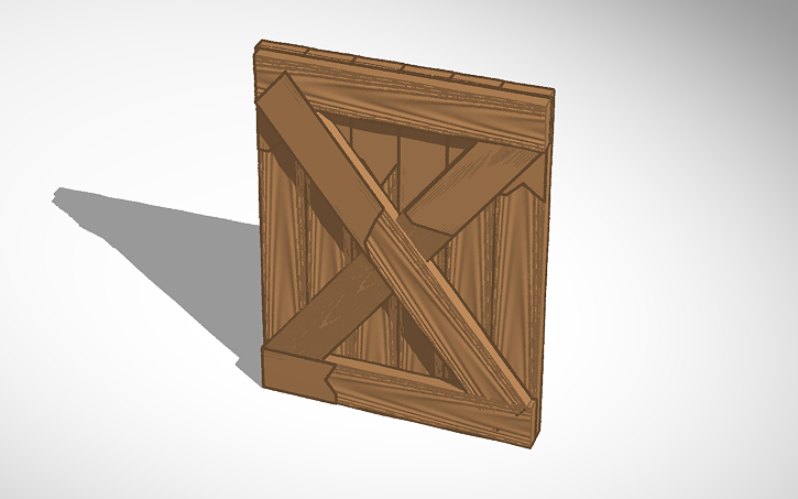 3D design Stable gate - Tinkercad