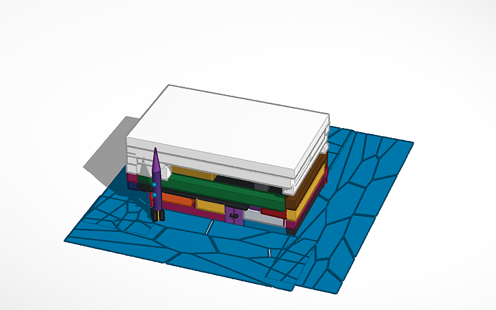 3D design Космический замок | Tinkercad