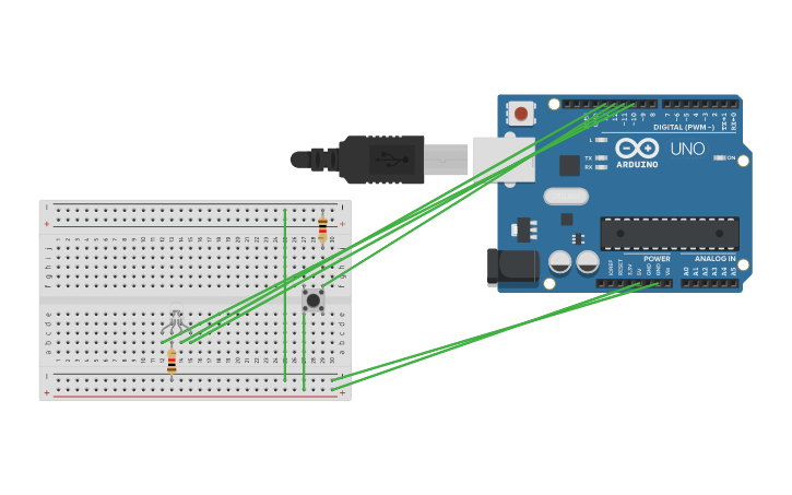 Circuit design Arduino - Tinkercad