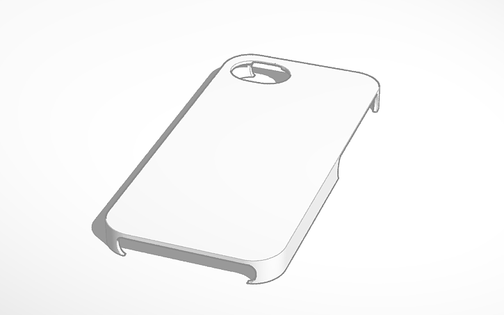 3d design iphone 5s case template tinkercad