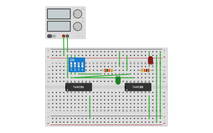 Circuit design Half Adder Circuit Design using X-OR and AND Gate ...