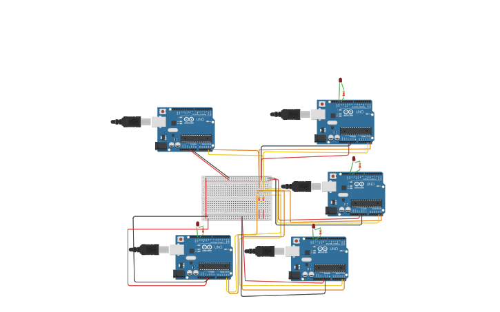Circuit design I^2C embeded - Tinkercad