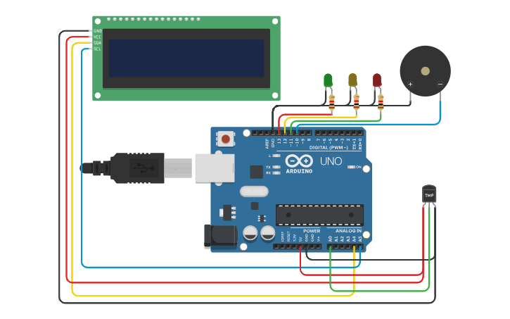 Circuit design EXP 5 (B) - Tinkercad