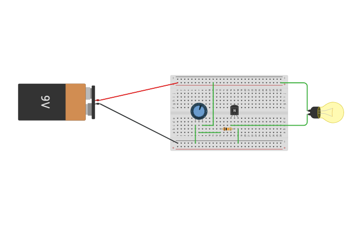 Circuit design Potenciometro | Tinkercad