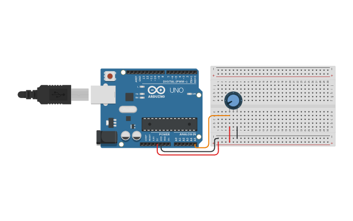 Circuit design constrain function with arduino - Tinkercad