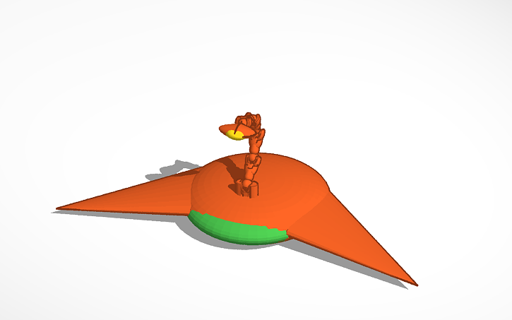 3D design war of the worlds flying machine (1953) | Tinkercad